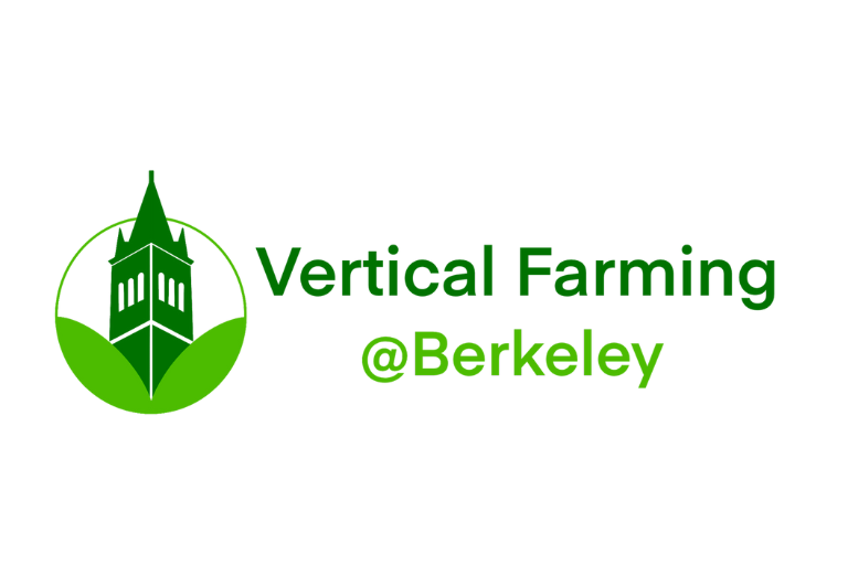 Vertical Farming @ Berkeley Logo Logo of a green campanile with "Vertical Farming @ Berkeley" to the right
